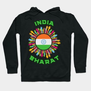 India or Bharat - Akhand All Together Hoodie